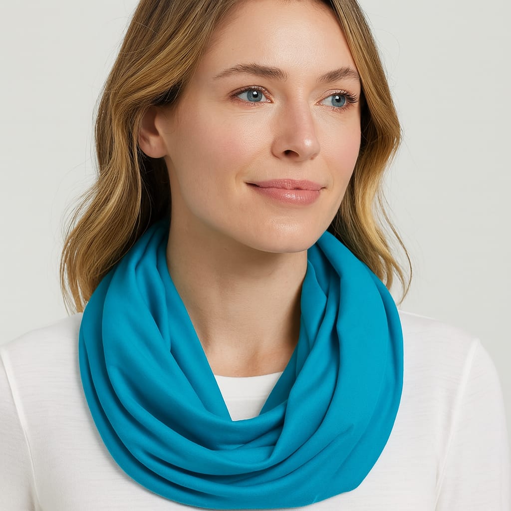 Premium Jersey Veil for Women – Lightweight, Non-Slip, Breathable, Everyday Hijab – Soft Stretch Fabric, Elegant Draping Size - Large -  (31 in x 78 in)