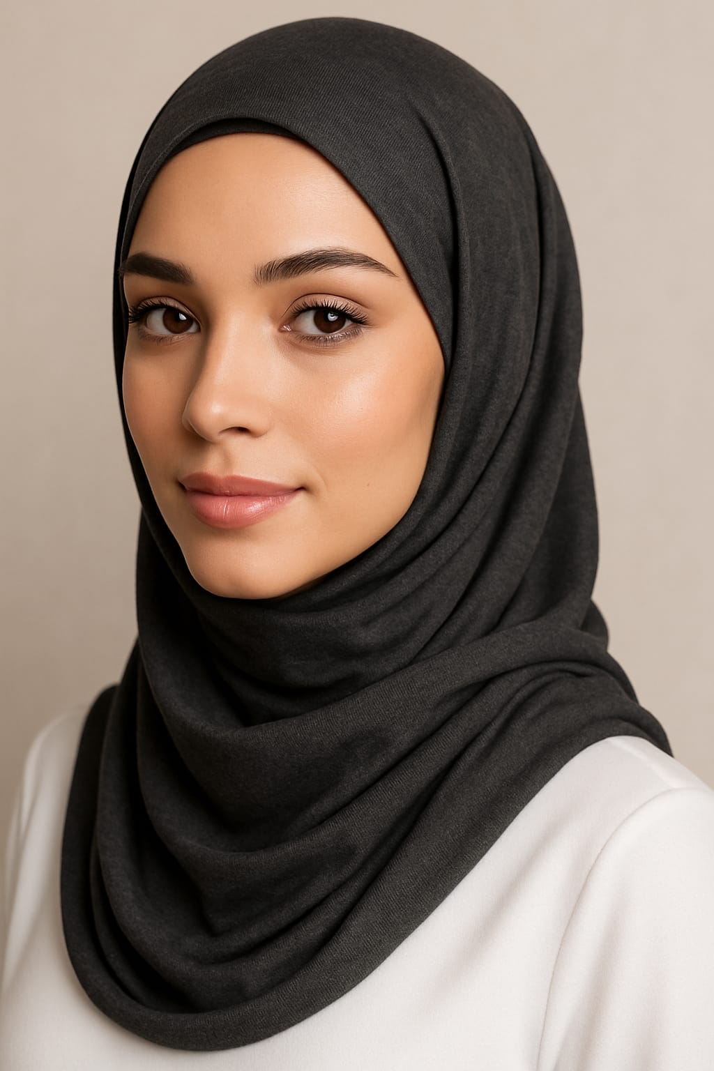 Premium Jersey Veil for Women – Lightweight, Non-Slip, Breathable, Everyday Hijab – Soft Stretch Fabric, Elegant Draping Size - Large -  (31 in x 78 in)