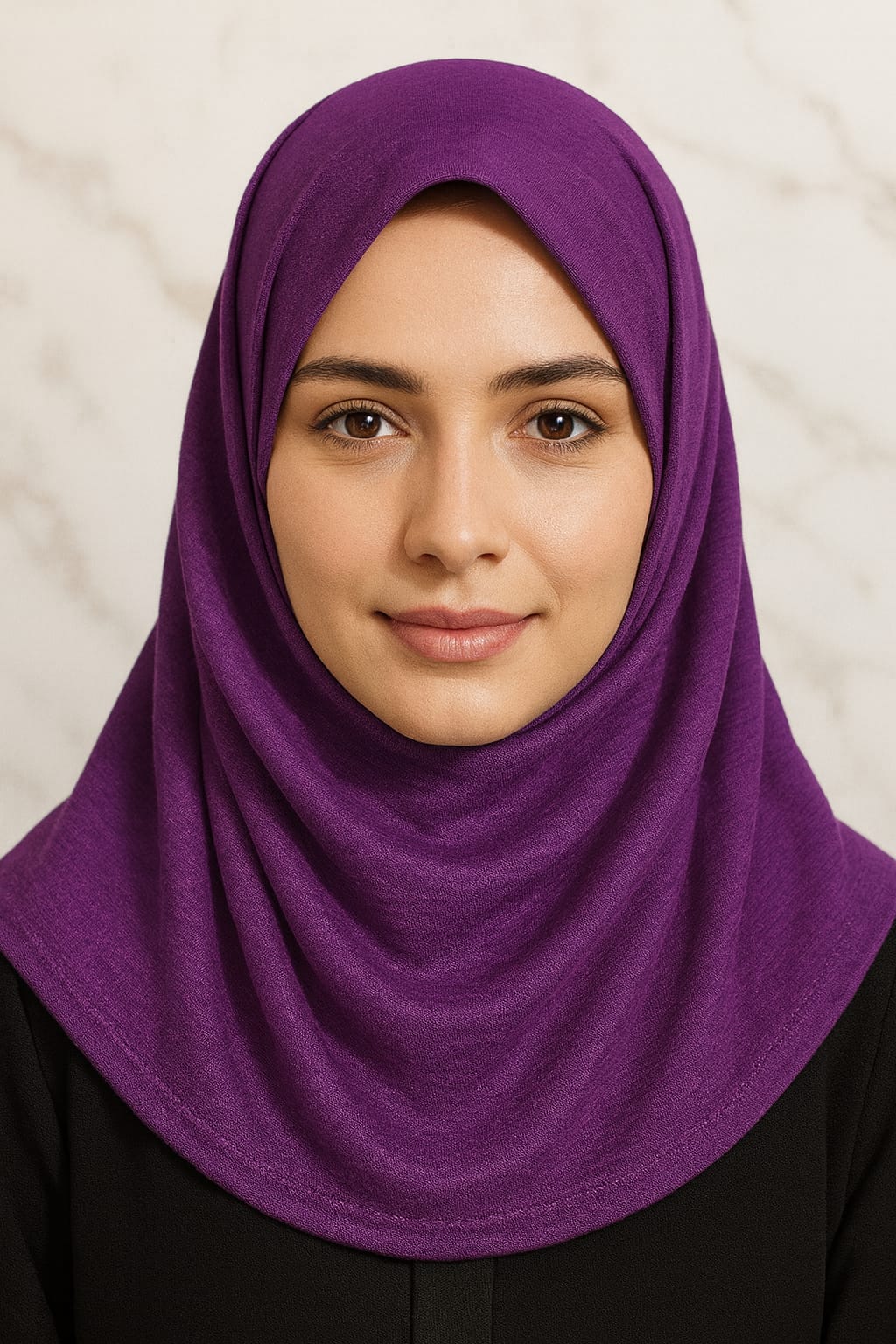 Premium Jersey Veil for Women – Lightweight, Non-Slip, Breathable, Everyday Hijab – Soft Stretch Fabric, Elegant Draping Size - Large -  (31 in x 78 in)