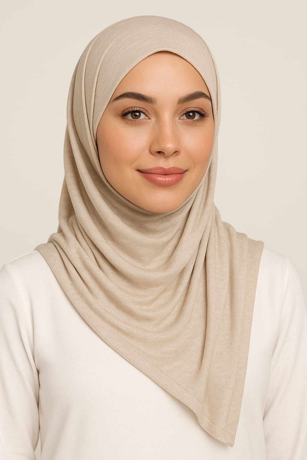 Premium Jersey Veil for Women – Lightweight, Non-Slip, Breathable, Everyday Hijab – Soft Stretch Fabric, Elegant Draping Size - Large -  (31 in x 78 in)